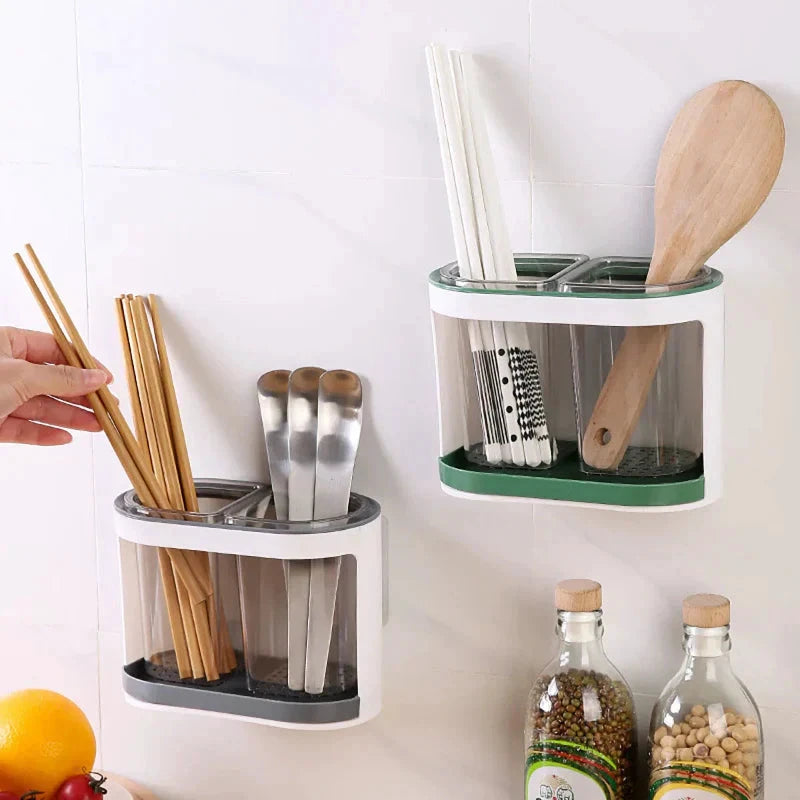 Utensil Holder Cutlery Drainer Kitchen Storage Dish Drainer Rack by Bowlift