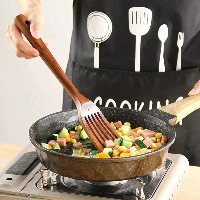 EcoChef - Teak Wood Dinnerware Set Bowlift by Bowlift