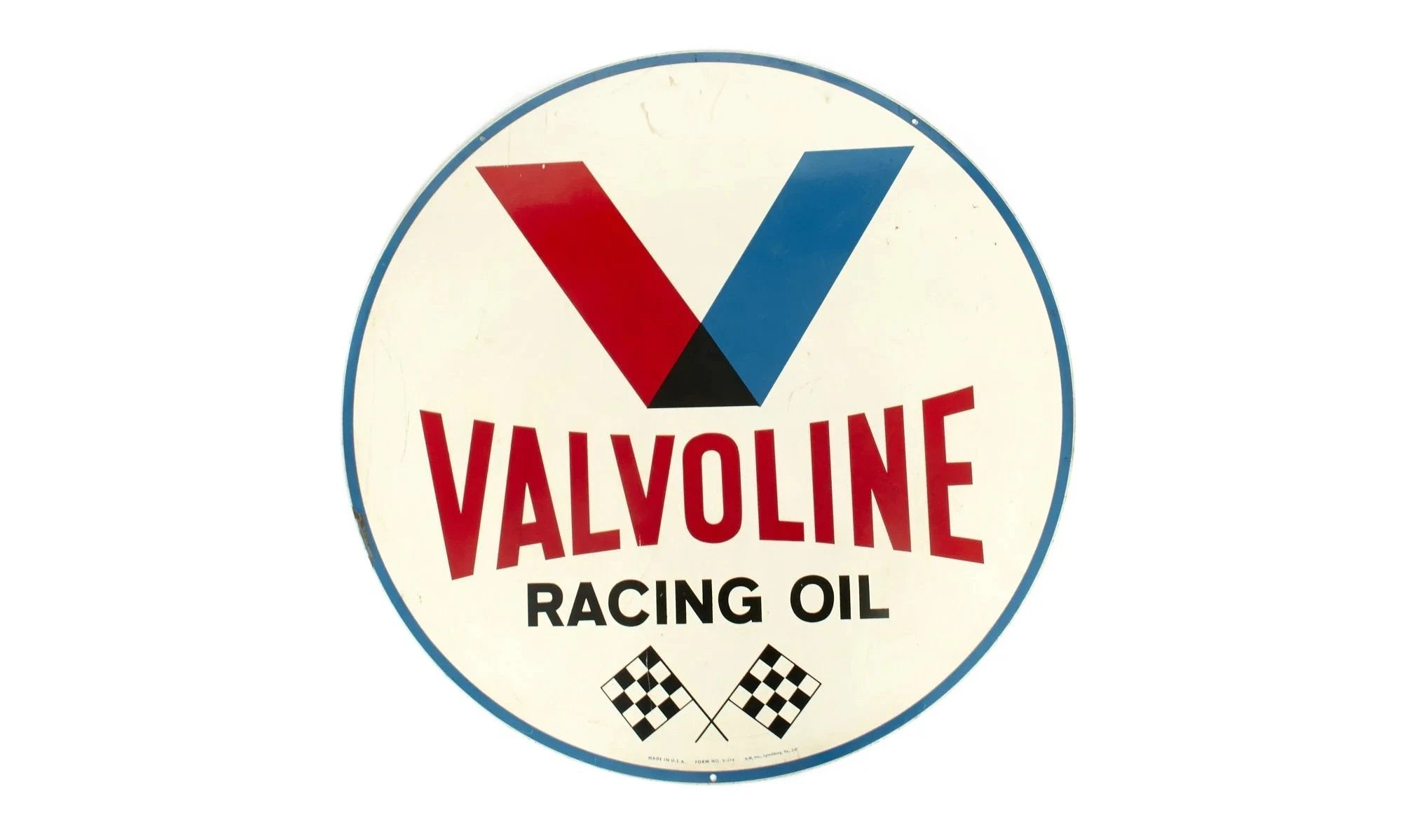 Valvoline Oil Racing Flag-3x5FT Banner-100% polyester by flagsshop