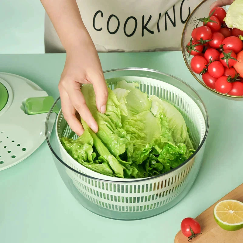 Vegetable Salad Spinner Washer Drainer Kitchen Strainer Tool by Bowlift