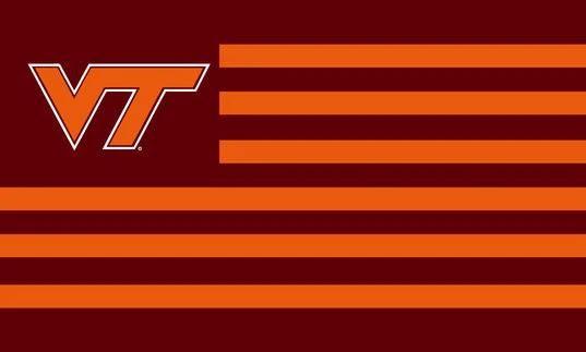 Virginia Tech Hokies Flag NCAA Virginia Tech 3x5 FT Banner 100D Polyester flag by flagsshop