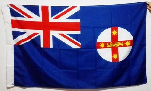 Cardiff City FC Wales Flag Welsh Dragon Banner-3x5 FT Australian New South Wales Banner-100% polyester-2 Metal Grommets by flagsshop