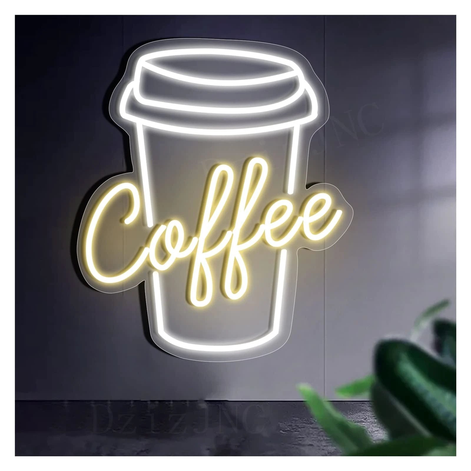 Coffee Led Neon Sign for Bar Decor by Neonchics