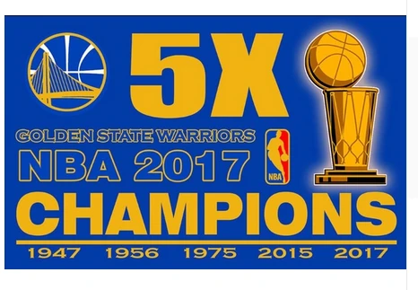 Golden State Warriors Flag-3x5FT Banner-100% polyester by flagsshop