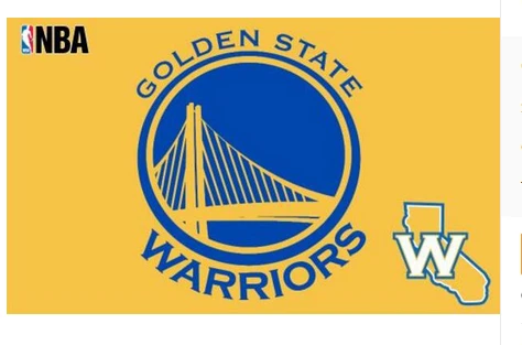 Golden State Warriors Flag-3x5FT Banner-100% polyester by flagsshop