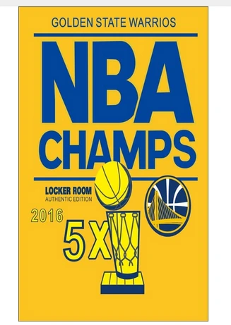 Golden State Warriors Flag-3x5FT Banner-100% polyester by flagsshop