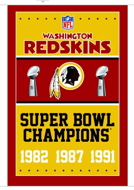 Washington Redskins Flag-3x5FT NFL Banner-100% polyester by flagsshop