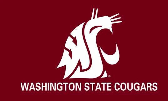 Washington State Cougars banner NCAA University of Washington flag,100% polyester flag,3*5 foot by flagsshop