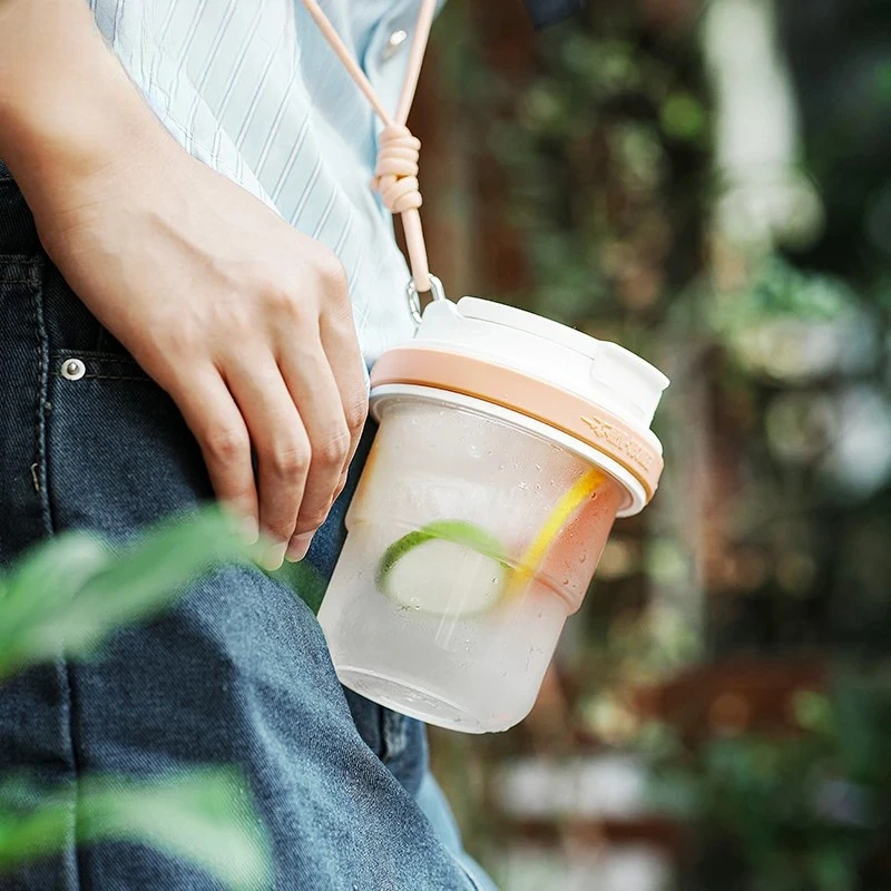 Water Leak-Proof Ice Cool Portable Coffee Cup Travel Iced Coffee Mug by Bowlift