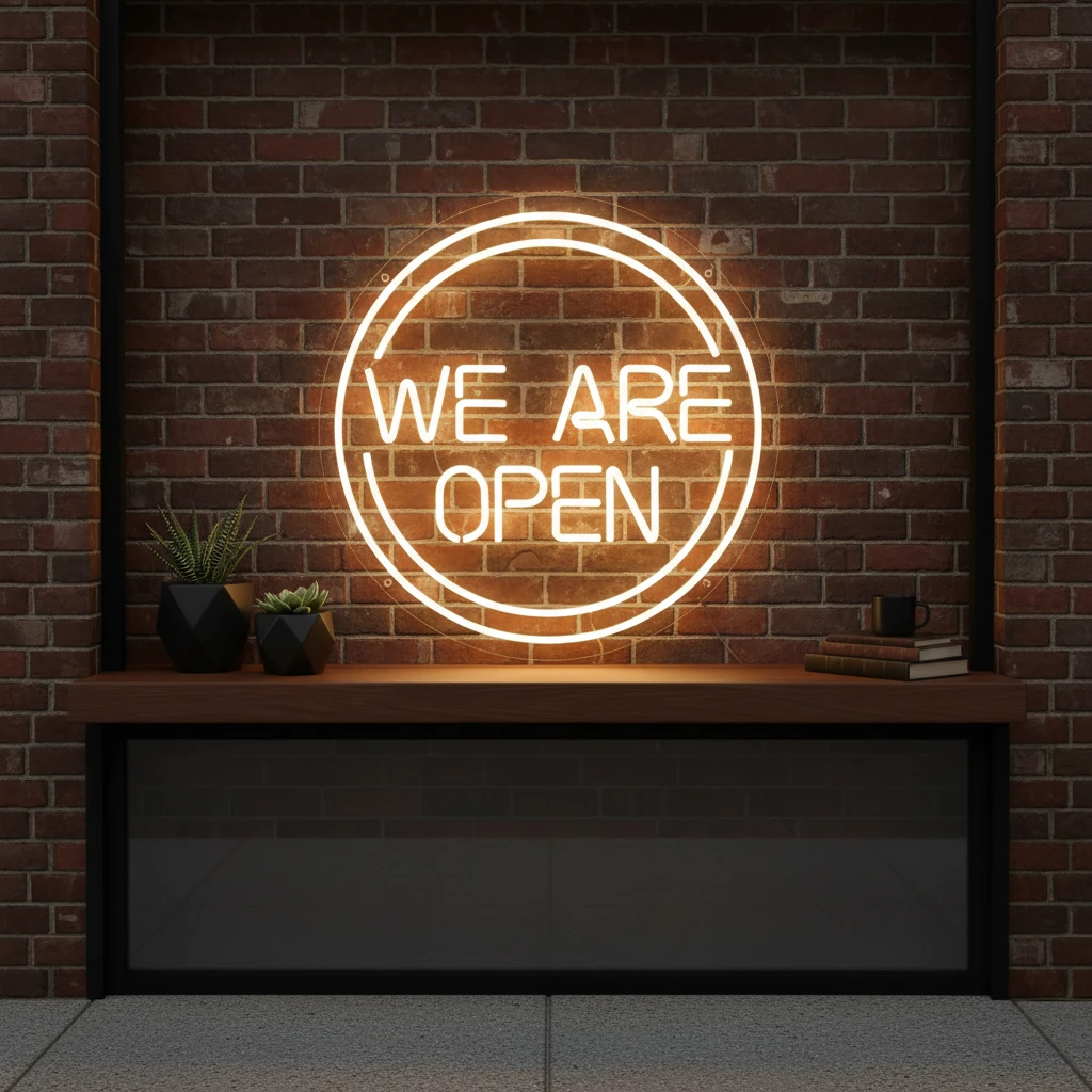We Are Open Neon Sign Shop&Bar Open Led Sign by Neonchics