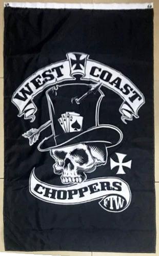 West Coast Choppers Flag- 3x5FT Banner-100% polyester by flagsshop