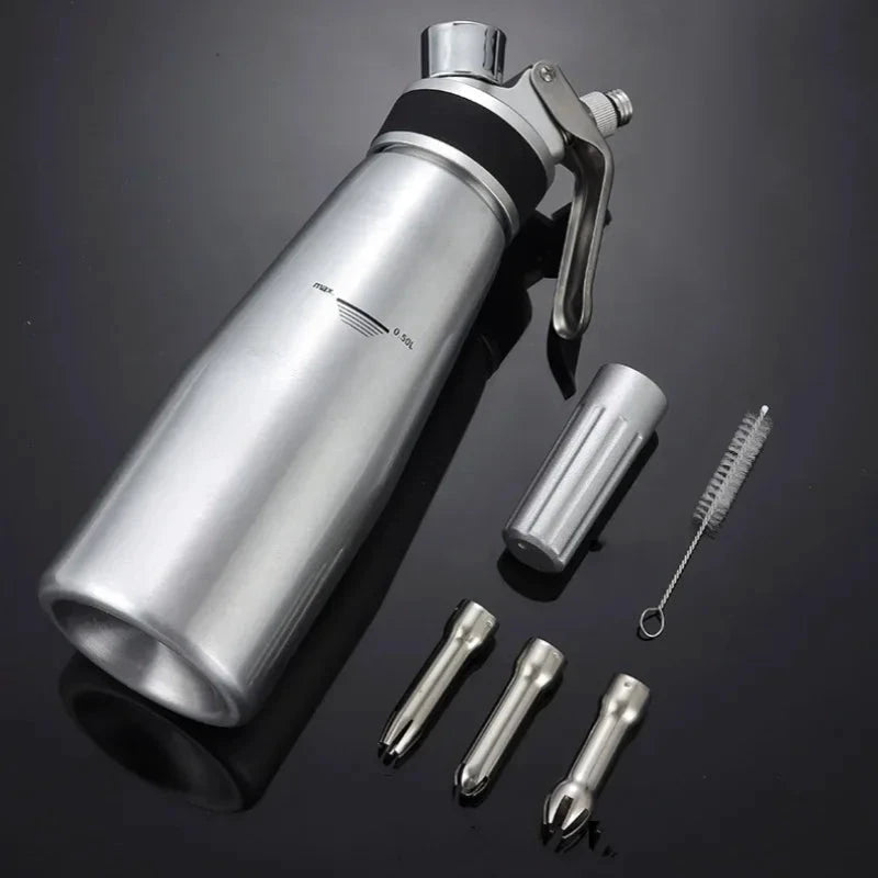 Whipped Cream Dispenser Stainless Steel Whipper Cake Piping Bottle by Bowlift
