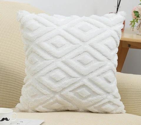 3D Diamond Pattern Cushion Cover by Casa & Beyond