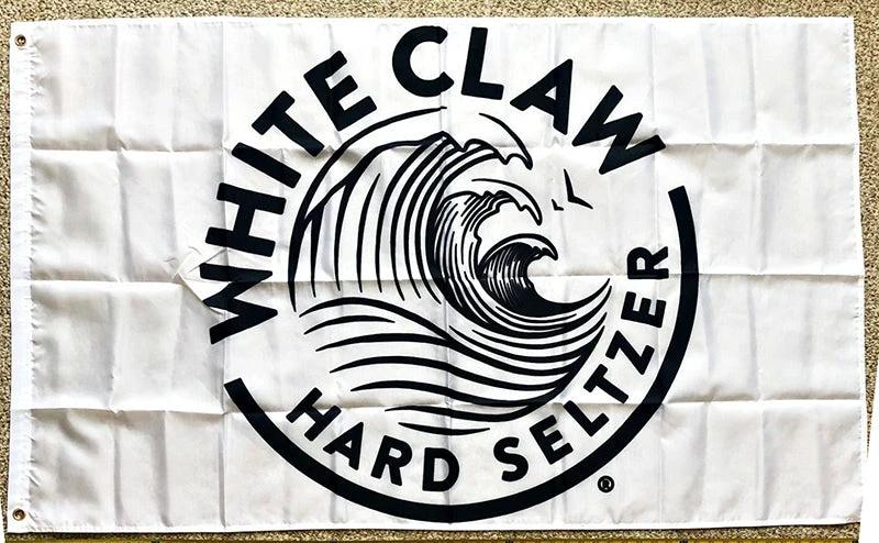 White Claw Flag-No Law 3x5 ft Banner-White Claws Hard Seltzer Flag by flagsshop