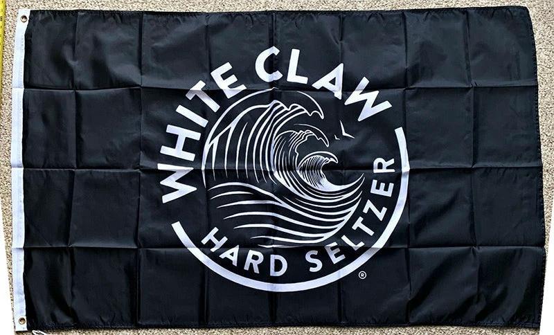 White Claw Flag-No Law 3x5 ft Banner-White Claws Hard Seltzer Flag by flagsshop