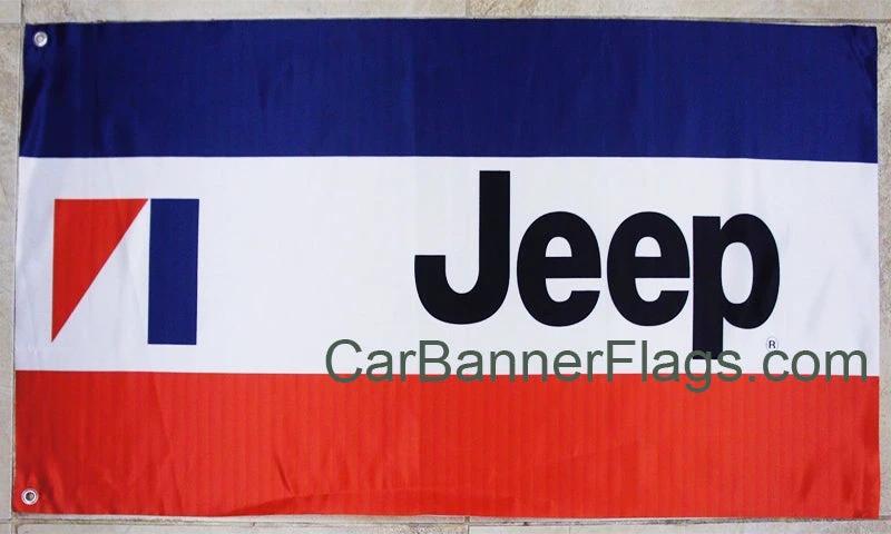 Willys Flag-3x5 FT Banner-100% polyester- overland quad willys ma willys mb by flagsshop