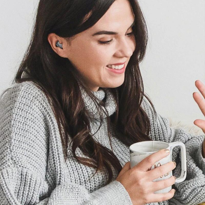 Invisible wireless sleep headphones Ipx5 waterproof by Bowlift