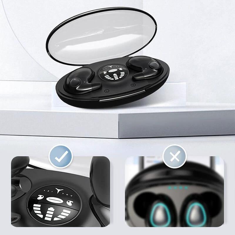 Invisible wireless sleep headphones Ipx5 waterproof by Bowlift