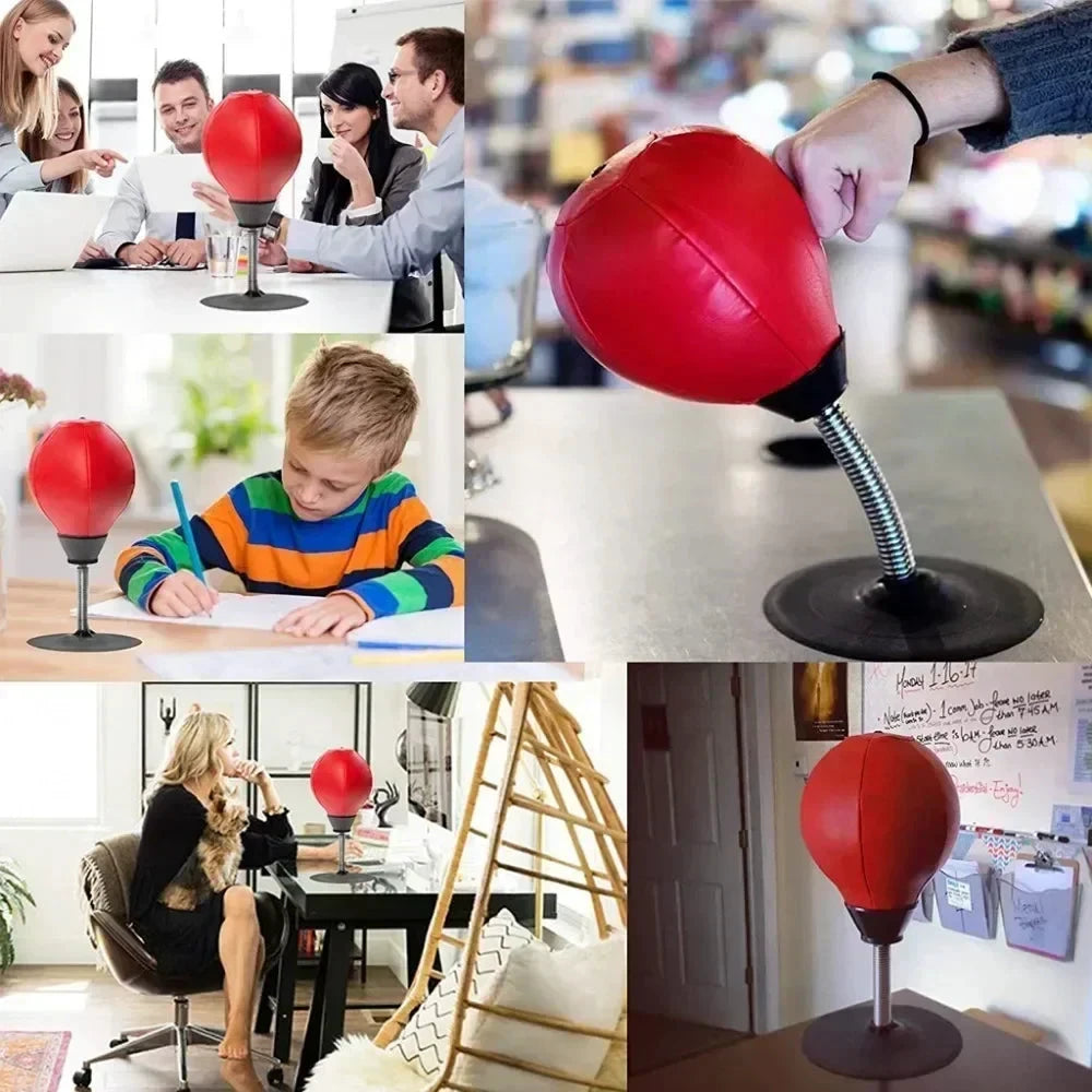 Desktop Punching Bag - For Adults & Kids Easy Setup Bowlift by Bowlift