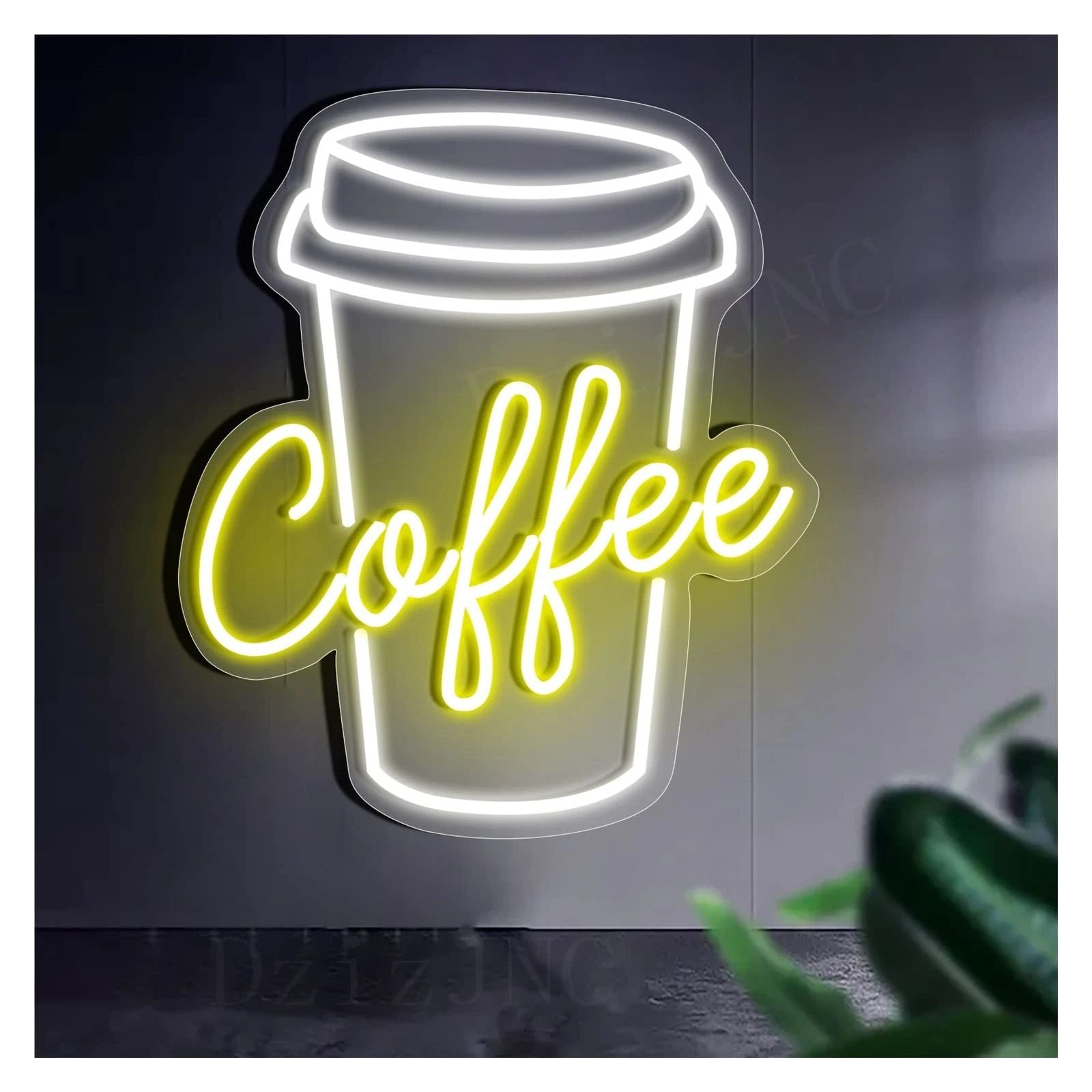 Coffee Led Neon Sign for Bar Decor by Neonchics