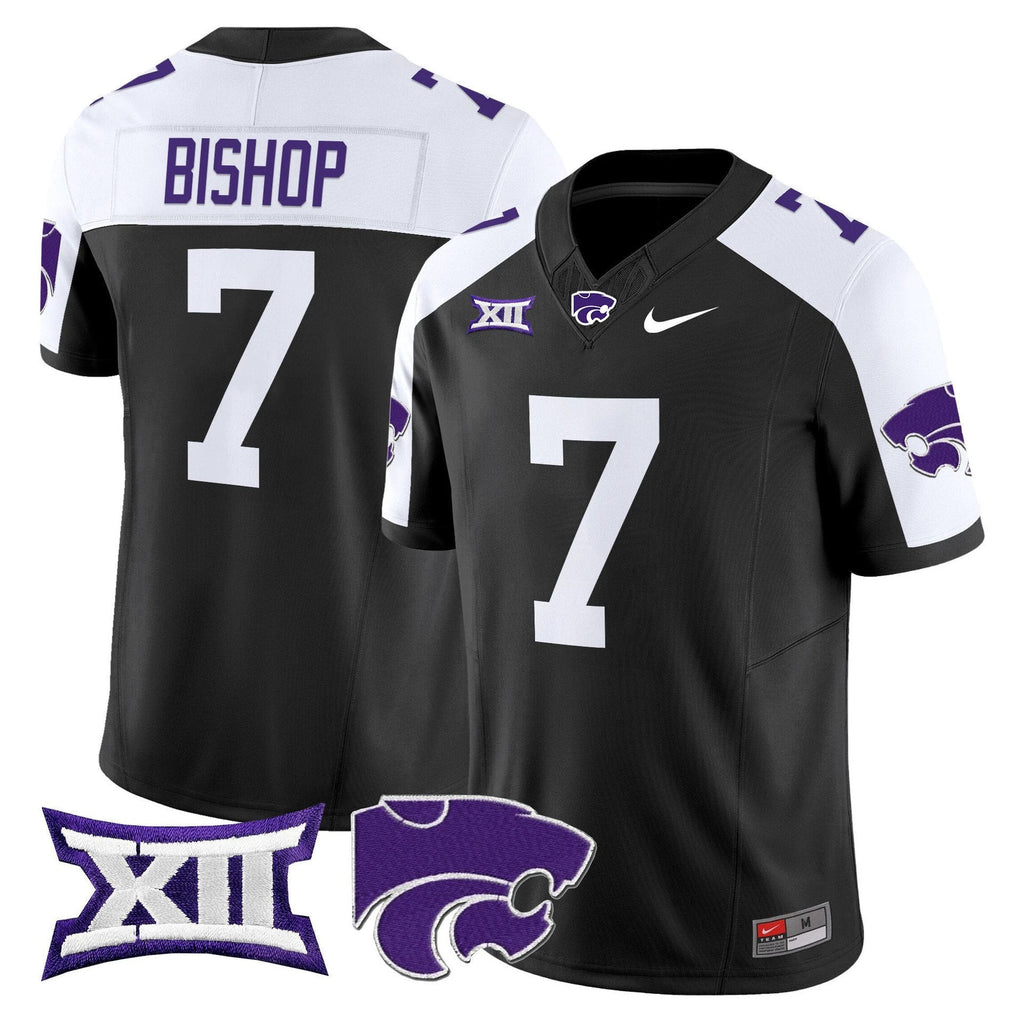 Michael Bishop Jersey #7 Kansas State Wildcats 2025 Limited Stitched Black Alter by My Store